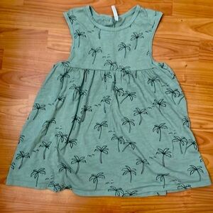 Rylee + Cru Palm Tree Dress or Top Sz 8-9. My daughter wore as a dress age 3-6